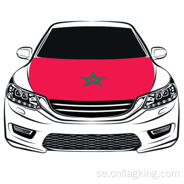 100 * 150cm Marockos huva Flagga Car Hood Flag